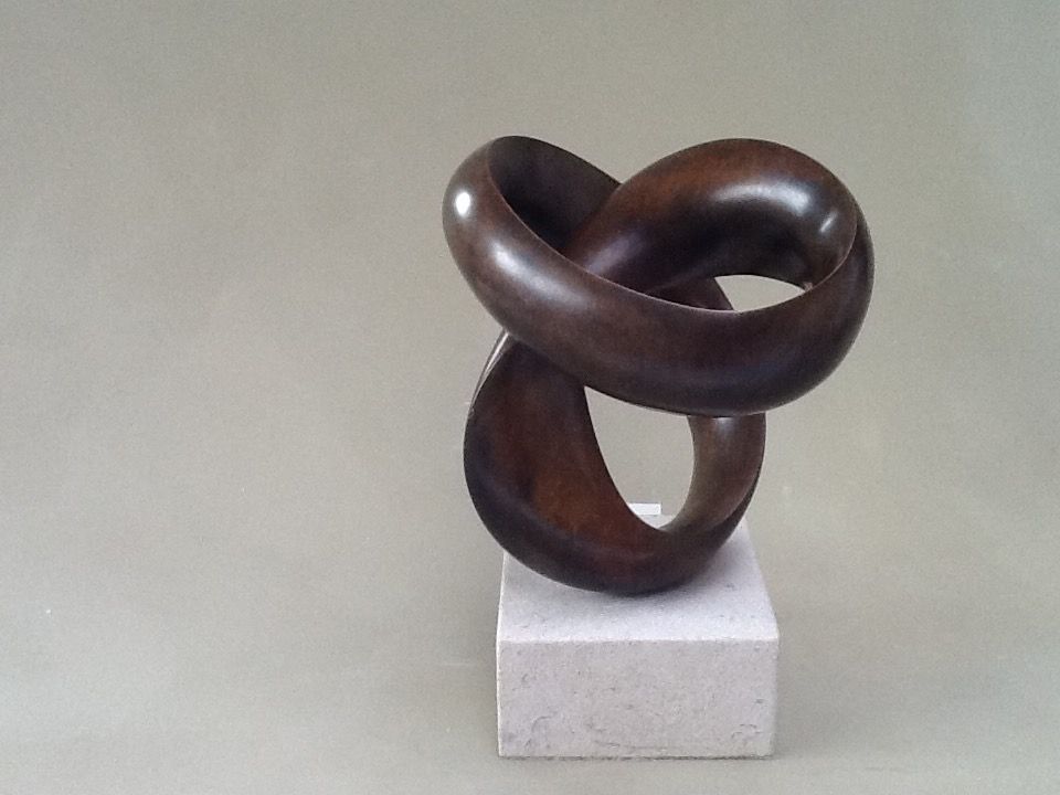 BRONZE RAVEL V. Edition of 9. 25.5 cm high ( not incl base ) x24 cm high x 21 cm.