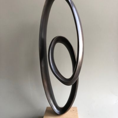 BRONZE RAVEL VIII Sculpture by Richard Fox