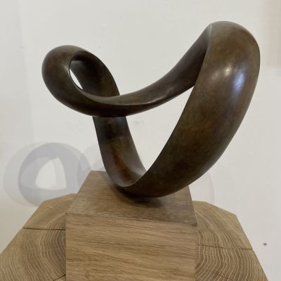 BRONZE RAVEL IX Sculpture by Richard Fox