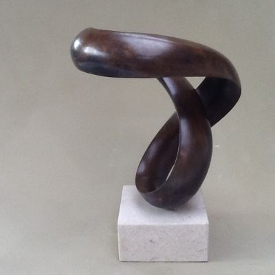 BRONZE RAVEL III Sculpture by Richard Fox